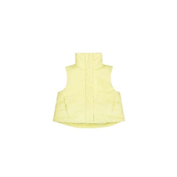 NWT Rains Loop Women’s Puffer Vest in Straw Light Yellow, Size Large Spring Ski - Picture 5 of 7